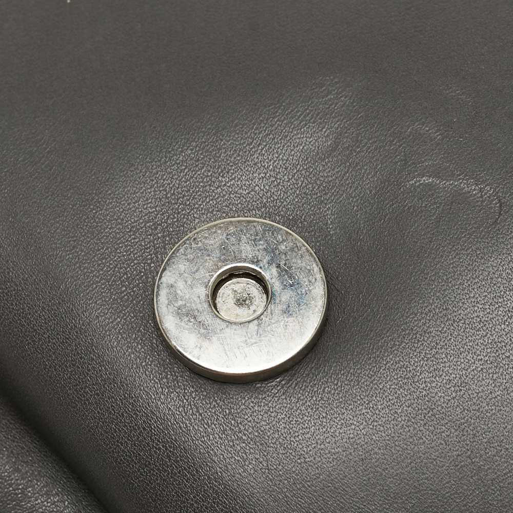 Dior DIOR Dark Grey Leather Small Demi Lune Flap … - image 6