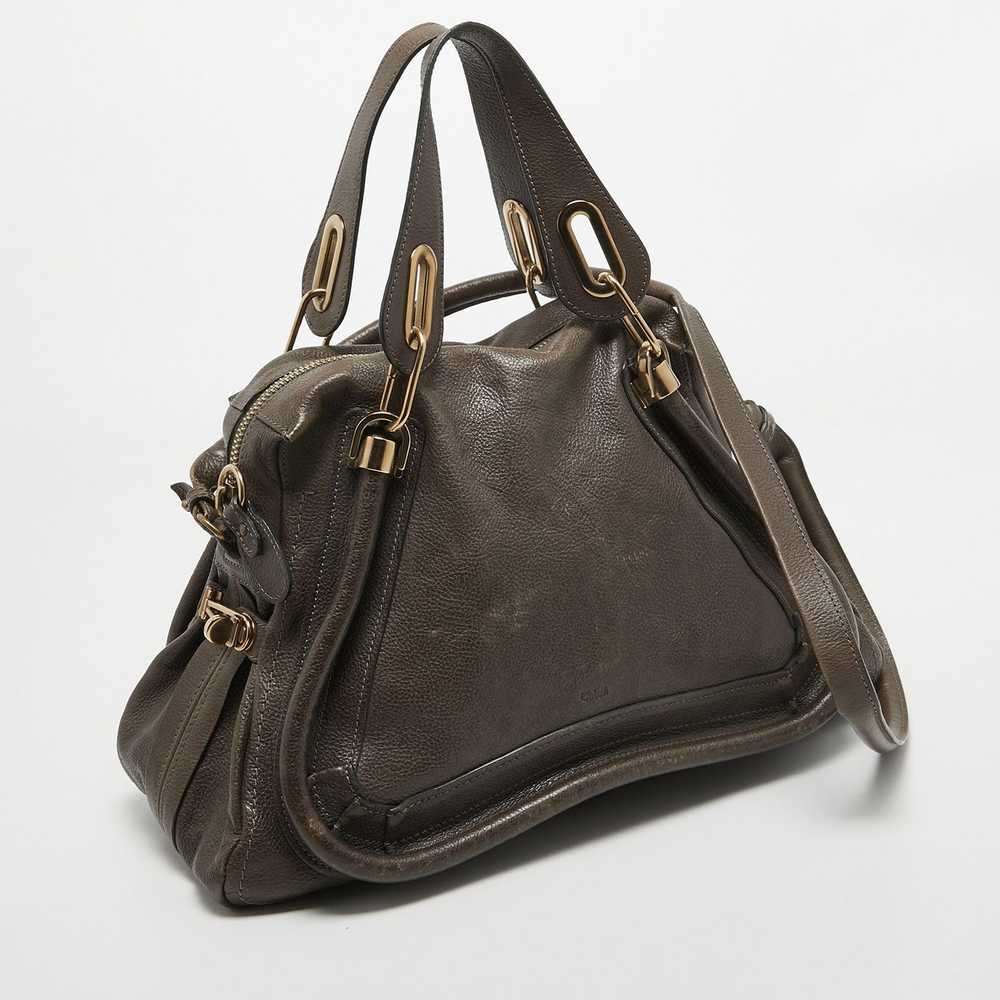 Chloe CHLOE Brown Leather Medium Paraty Satchel - image 3