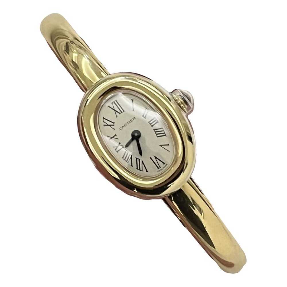 Cartier Baignoire yellow gold watch - image 1