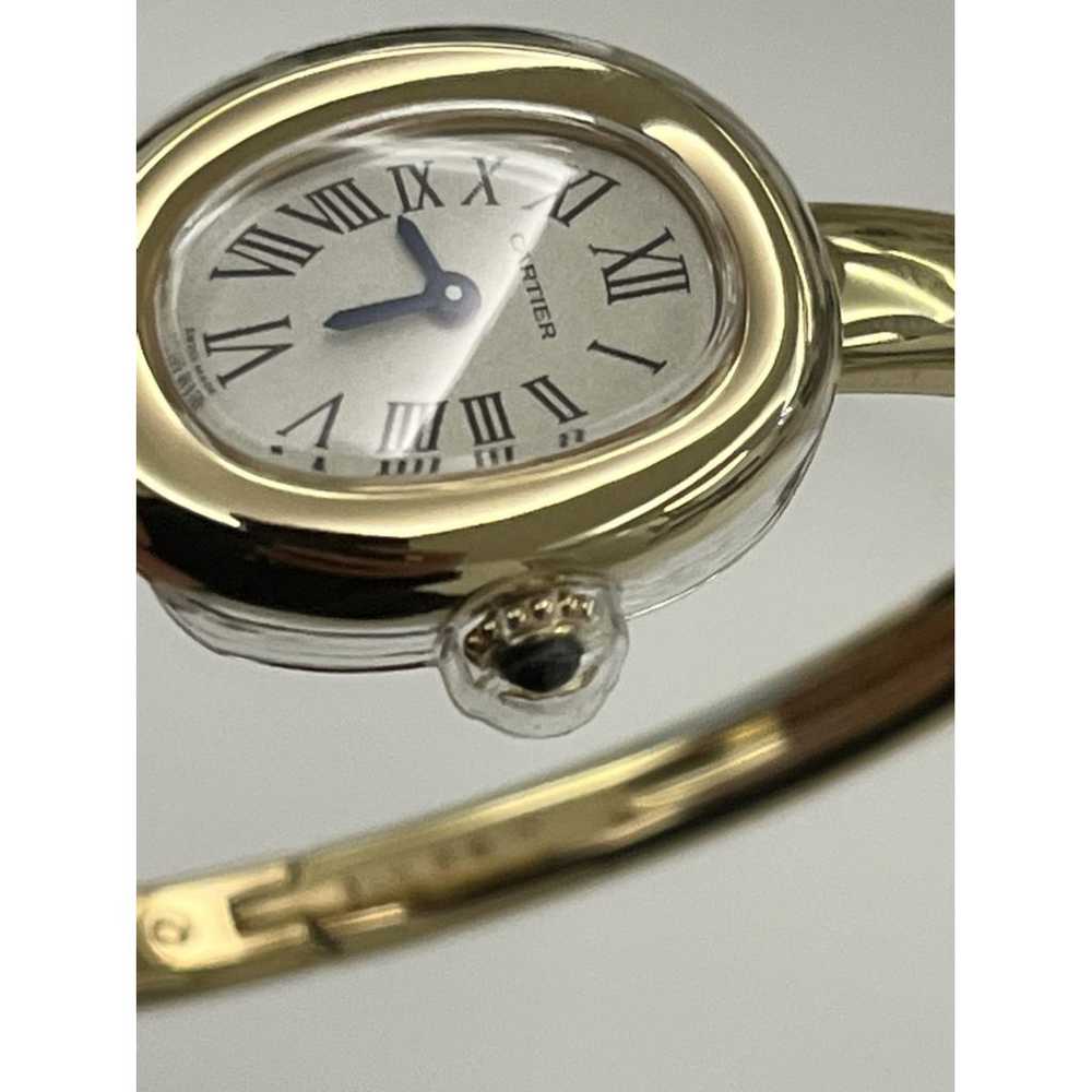 Cartier Baignoire yellow gold watch - image 5