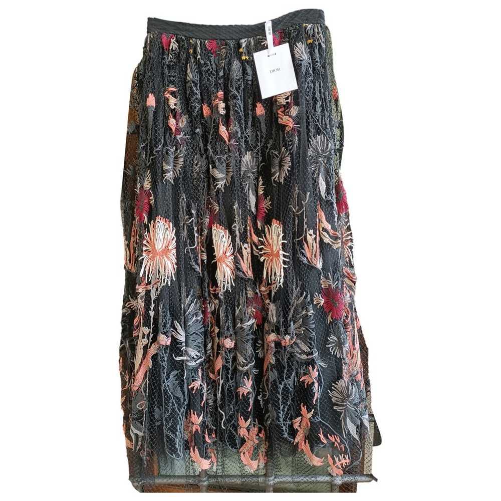 Dior Silk maxi skirt - image 1