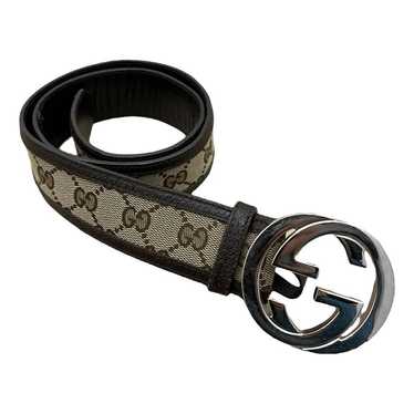 Gucci Interlocking Buckle cloth belt - image 1