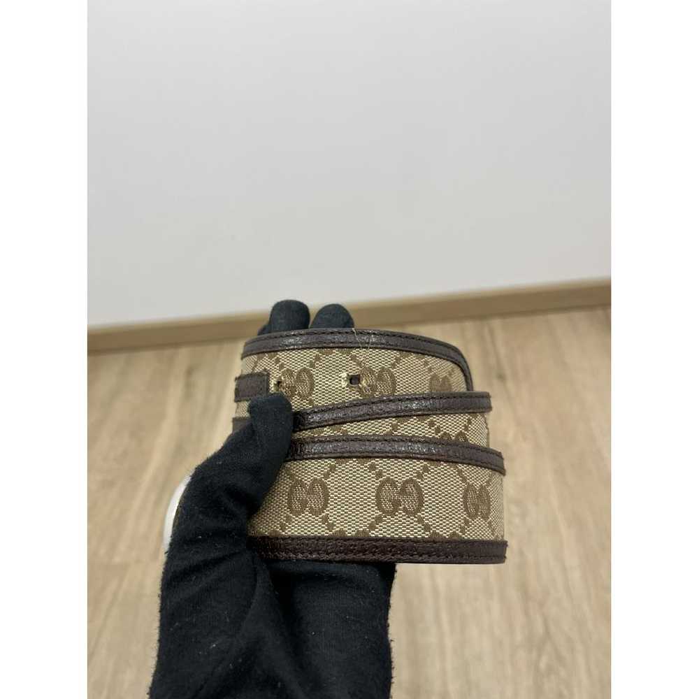 Gucci Interlocking Buckle cloth belt - image 2