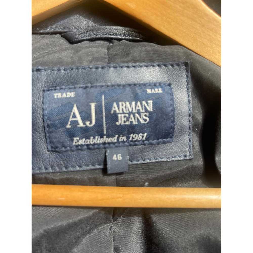 Armani Jeans Leather short vest - image 9