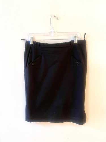 Miu Miu Vintage Y2K Black Pencil Skirt (42) | Used