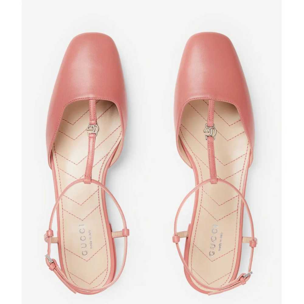 Gucci Leather ballet flats - image 3