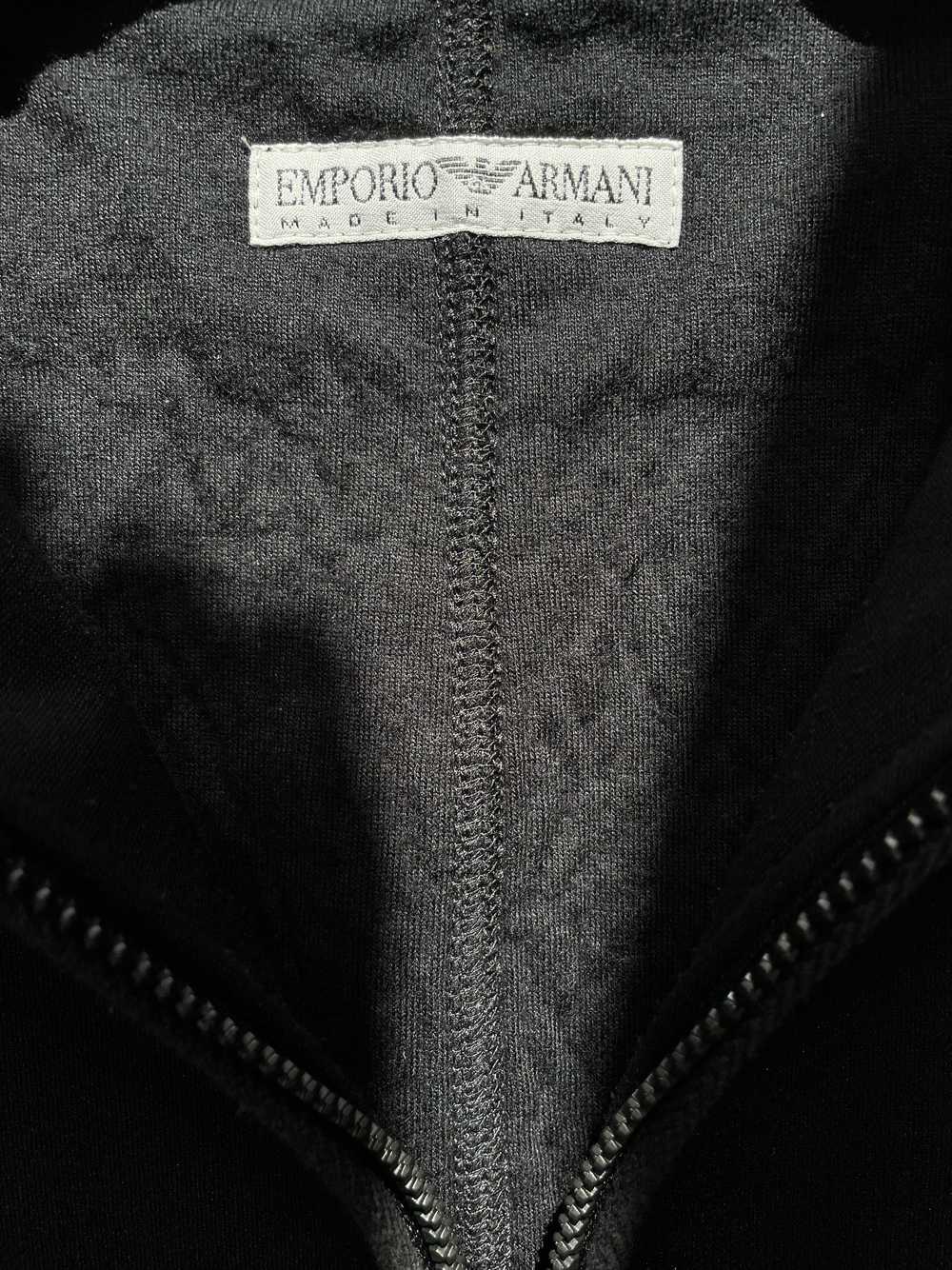 Emporio Armani black nylon zipper sleeveless vest - image 8