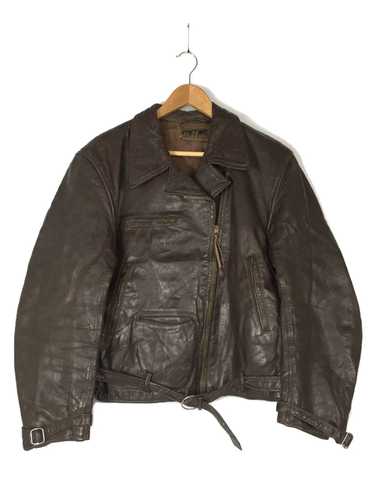 Used 40S/Double Riders Jacket/Leather/Brown/Leath… - image 1
