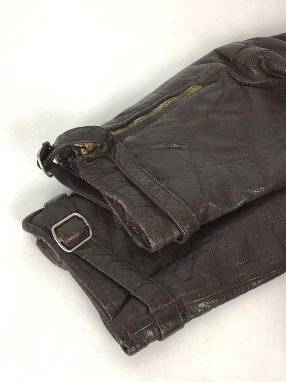 Used 40S/Double Riders Jacket/Leather/Brown/Leath… - image 4