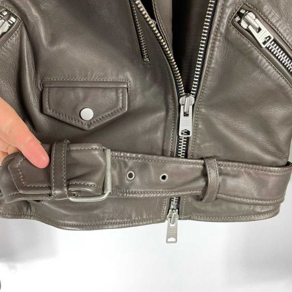 All Saints Leather biker jacket - image 6