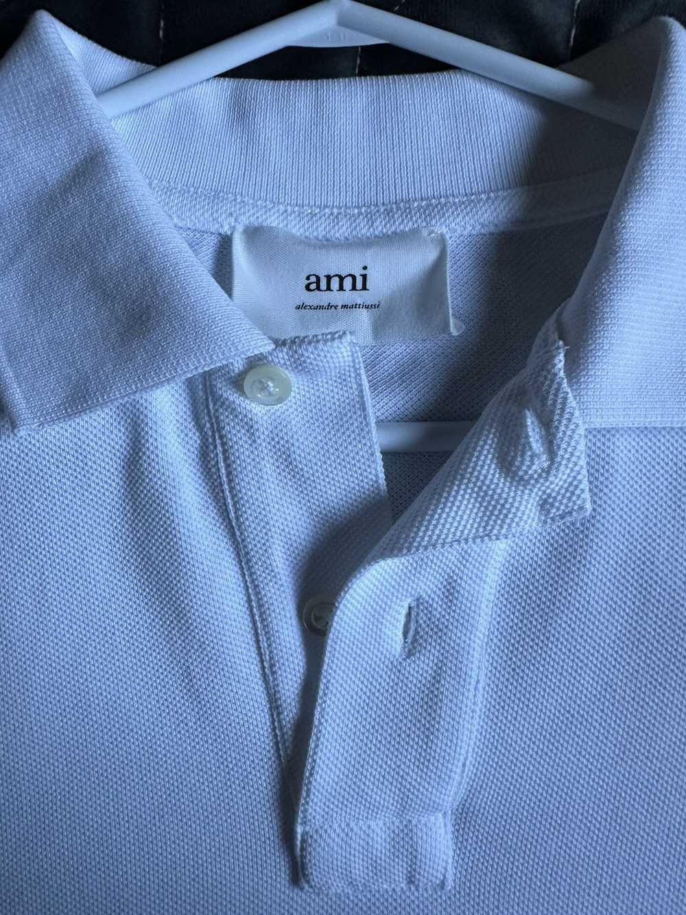 AMI Ami Paris White Polo - image 5