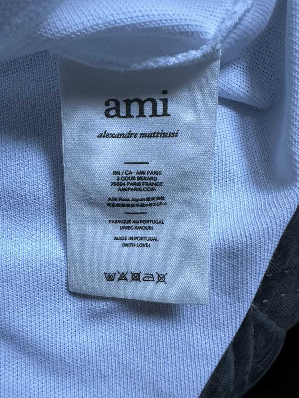 AMI Ami Paris White Polo - image 6