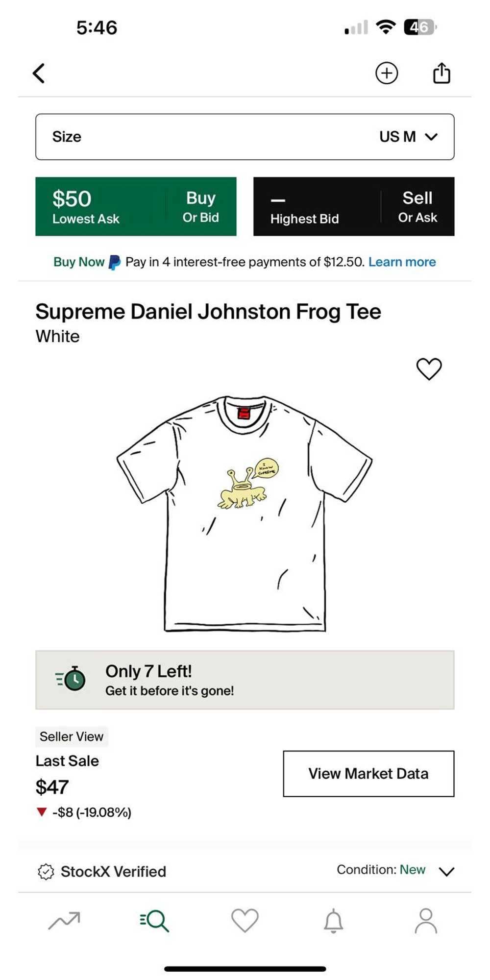 Supreme Supreme Daniel Johnston Frog Tee - image 5