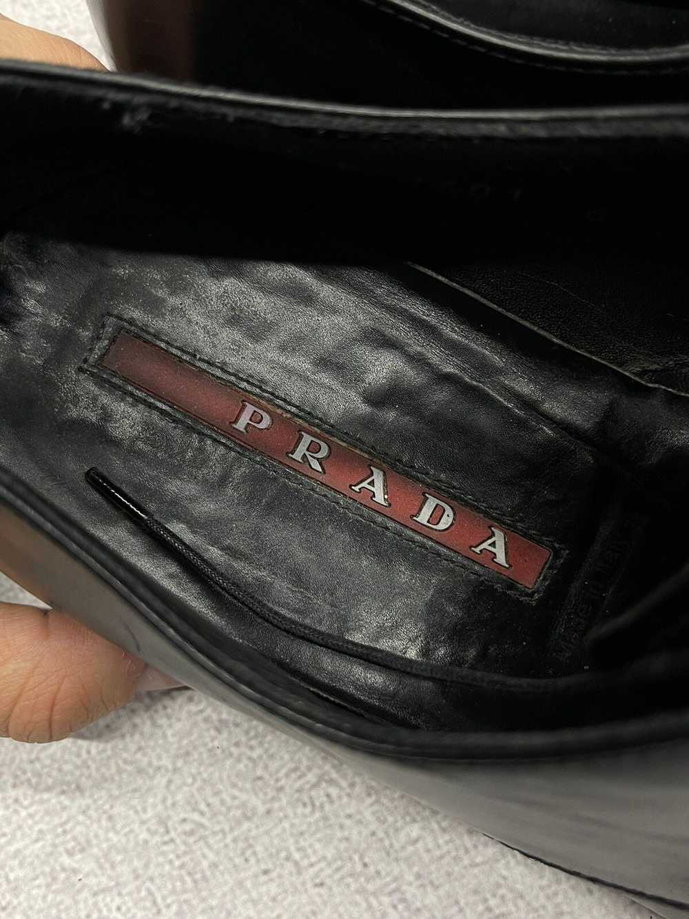 Luxury × Prada × Vintage Mens Prada Black Leather… - image 11