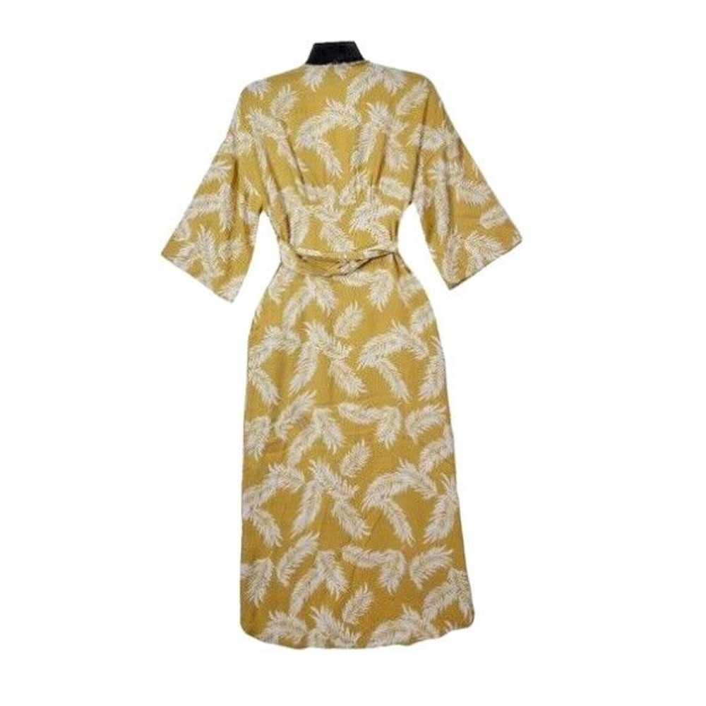 Vintage Vici Yellow Dress Size Small Women 3/4 Sl… - image 2