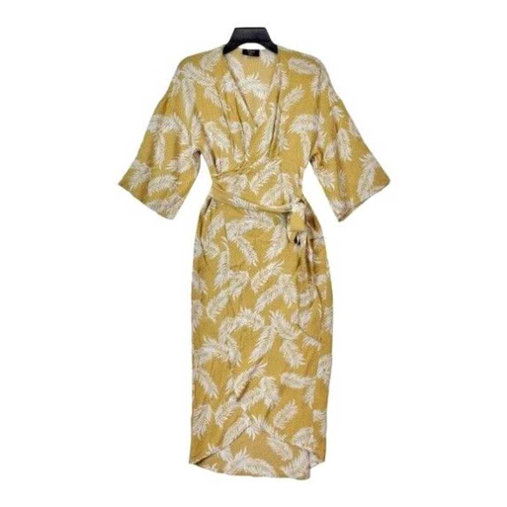 Vintage Vici Yellow Dress Size Small Women 3/4 Sl… - image 3