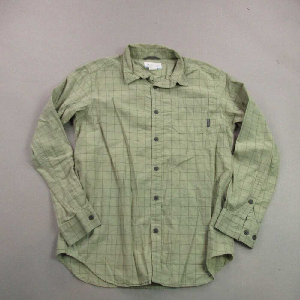 Vintage Columbia Shirt Mens Medium Long Sleeve Po… - image 1