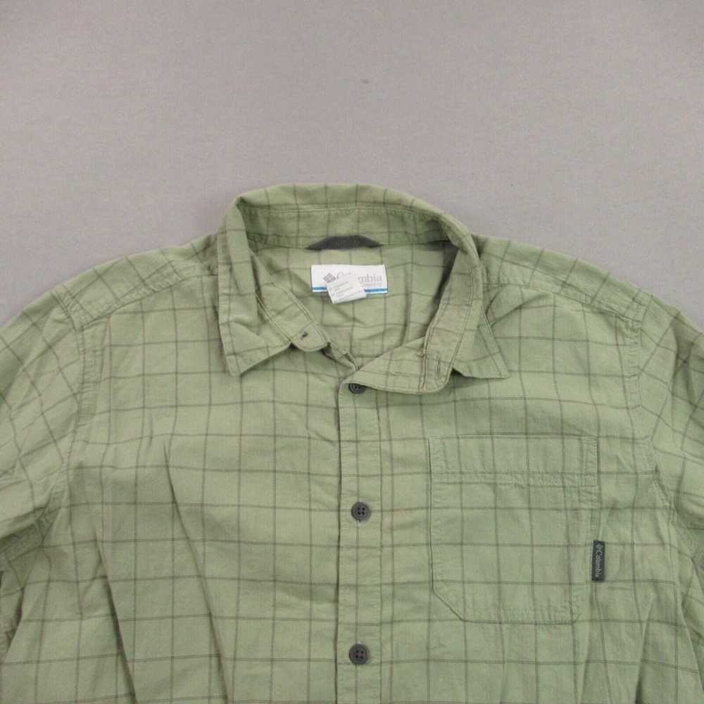 Vintage Columbia Shirt Mens Medium Long Sleeve Po… - image 2