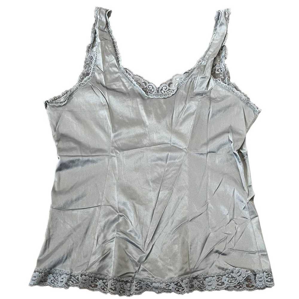 Other Women's Vintage Cami Slip Top with Lace Tri… - image 2