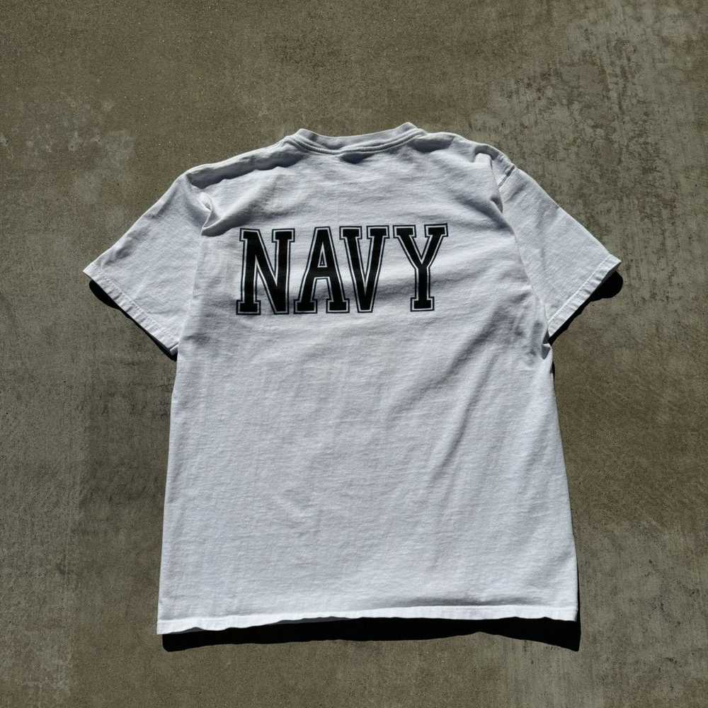 Military × Nike × Stussy Vintage 90s White Navy C… - image 7