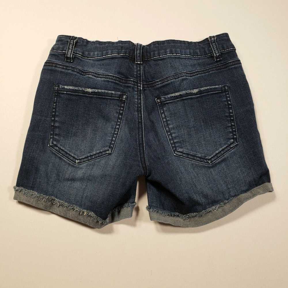 Vintage Refuge Shorts Womens 2 Blue Boyfriend Low… - image 2