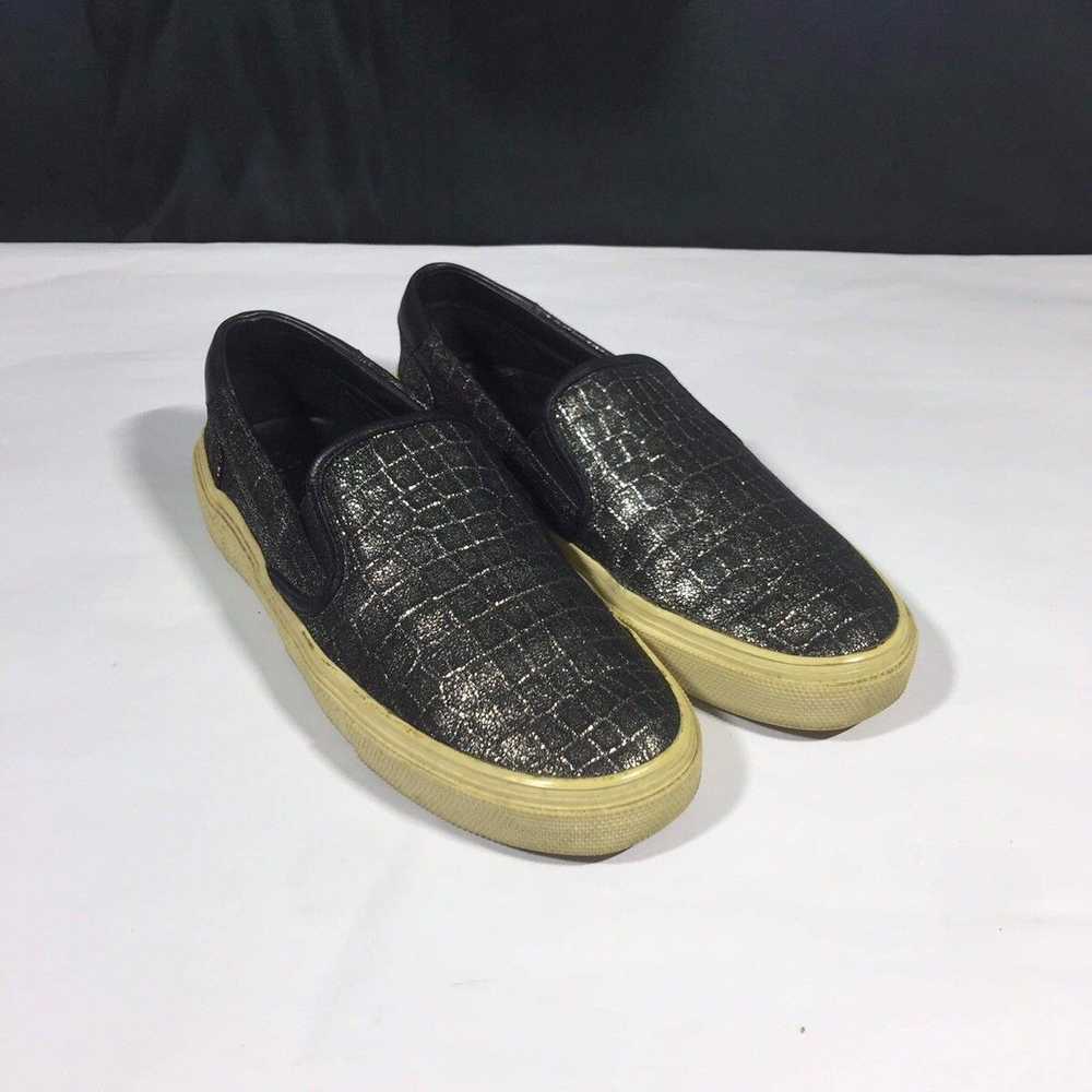 Saint Laurent Paris Snakeskin Slip Ons - image 2