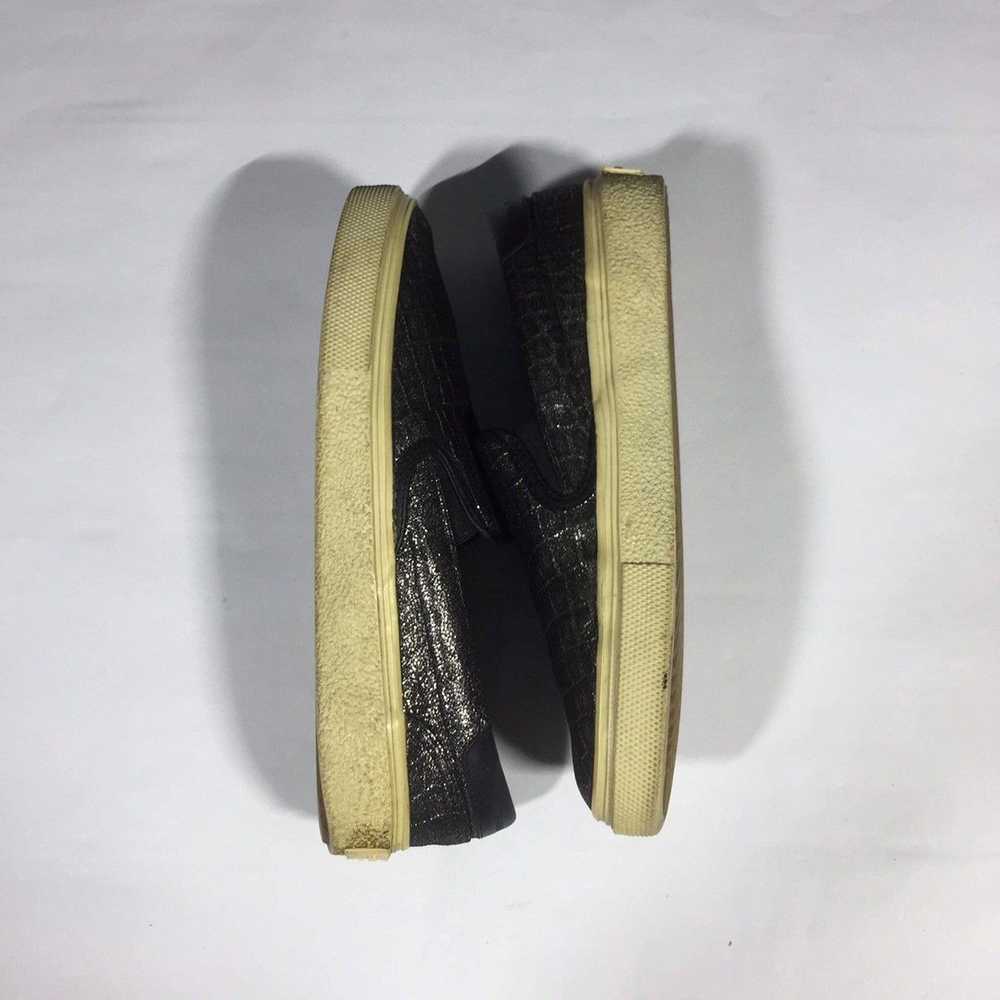 Saint Laurent Paris Snakeskin Slip Ons - image 5