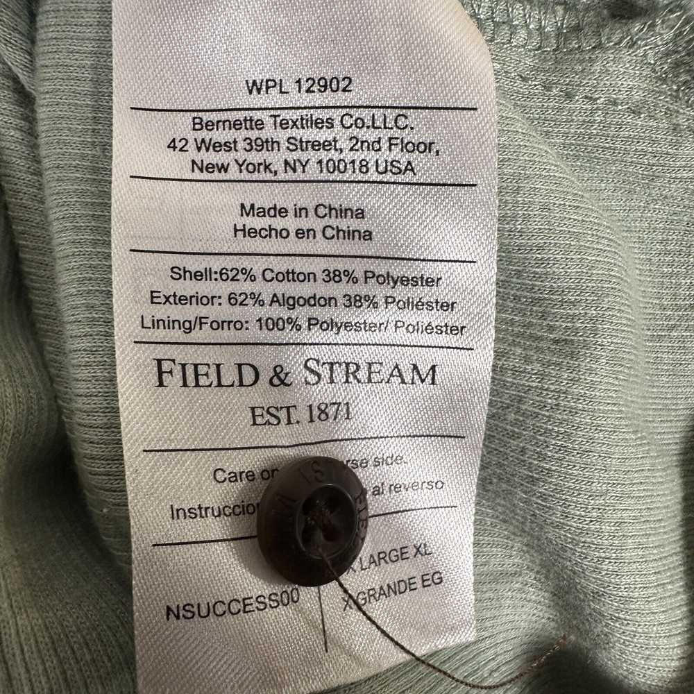 Streetwear Field & Stream Shirt Mens XL Green Sho… - image 3