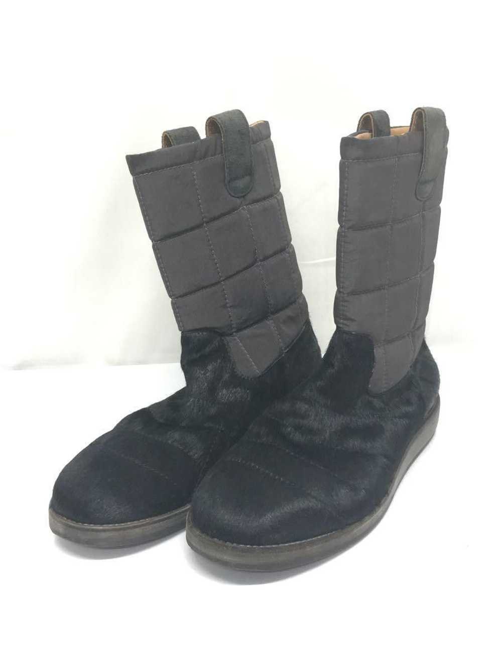 Maison Margiela Black Quilted Fur Boots - image 1