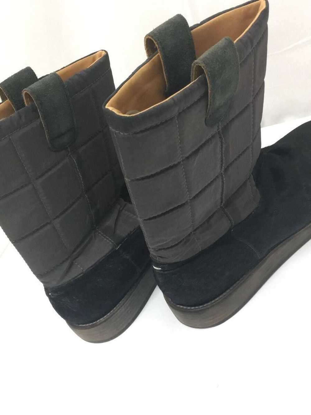 Maison Margiela Black Quilted Fur Boots - image 8