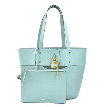 Chloe Chloé Chloe Shoulder Bag Leather Light Blue… - image 1