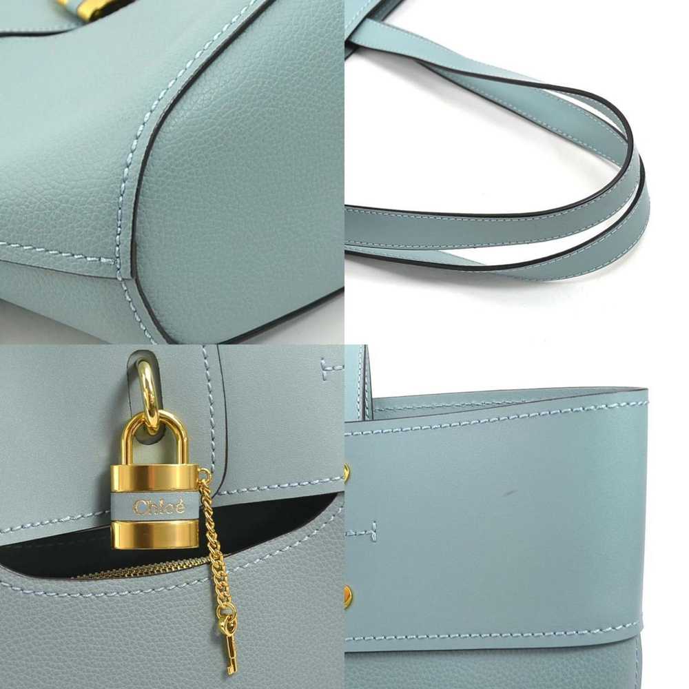 Chloe Chloé Chloe Shoulder Bag Leather Light Blue… - image 4