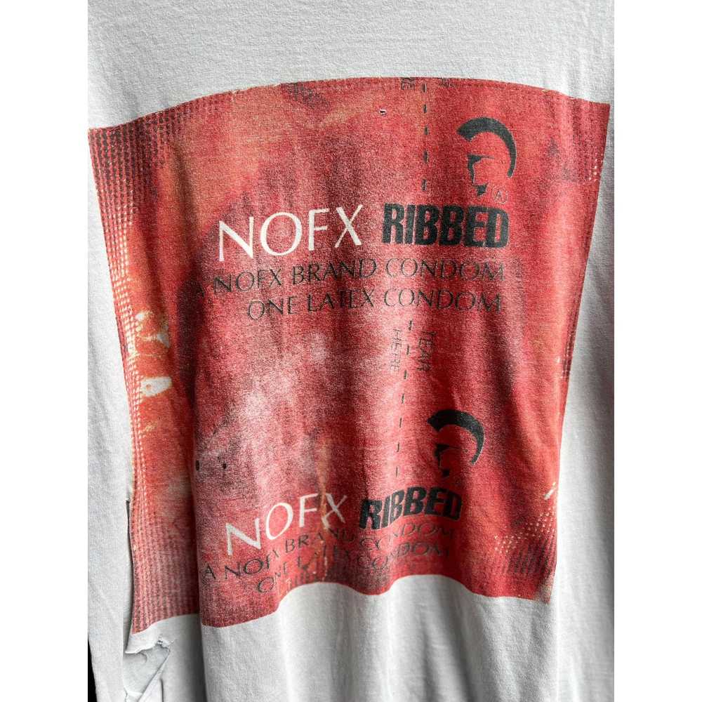 Other NOFX Ribbed Latex Condom Band Tee Size XL - image 11