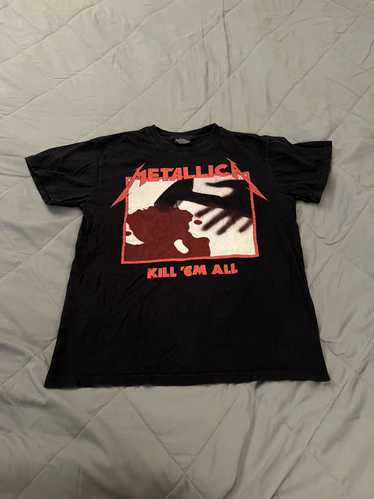 Band Tees × Streetwear Y2K Metallica promo shirt