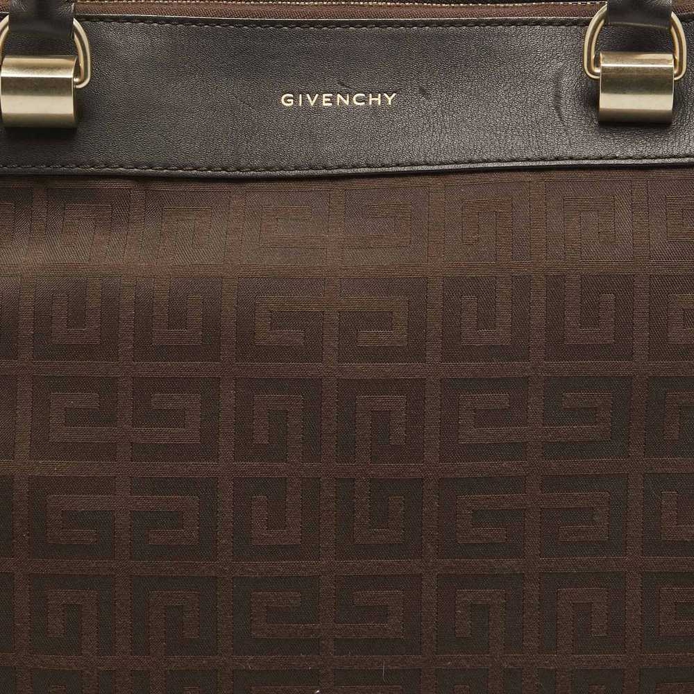 Givenchy GIVENCHY Dark Brown Signature Canvas and… - image 5