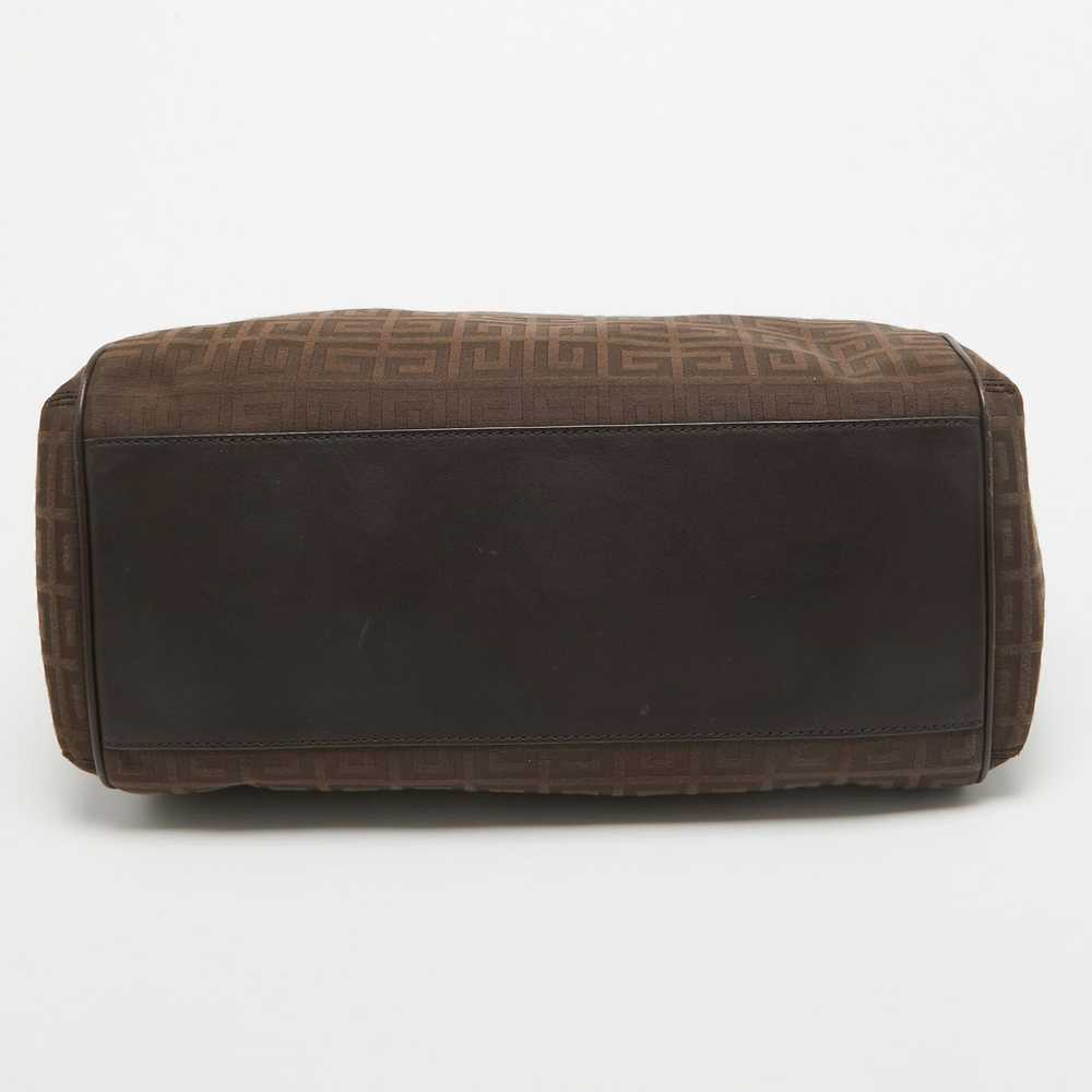 Givenchy GIVENCHY Dark Brown Signature Canvas and… - image 7