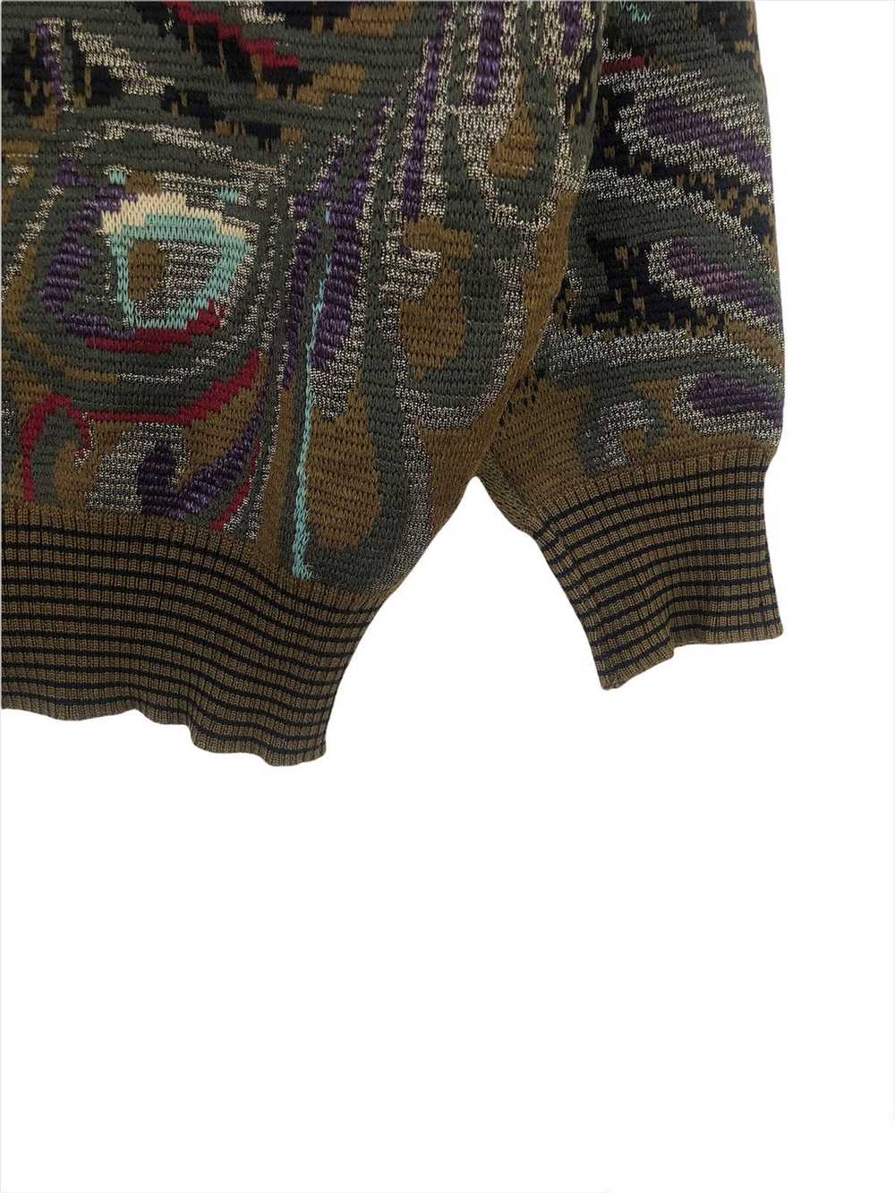 Coloured Cable Knit Sweater × Navajo × Yoshiyuki … - image 6