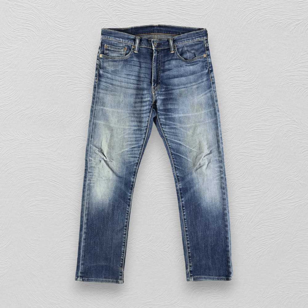 Levi's × Vintage Levis 513 Jeans Faded Blue Denim… - image 1