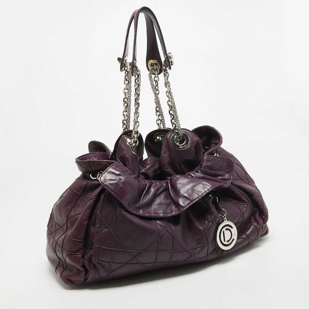 Dior DIOR Purple Cannage Leather Le Trente Should… - image 3