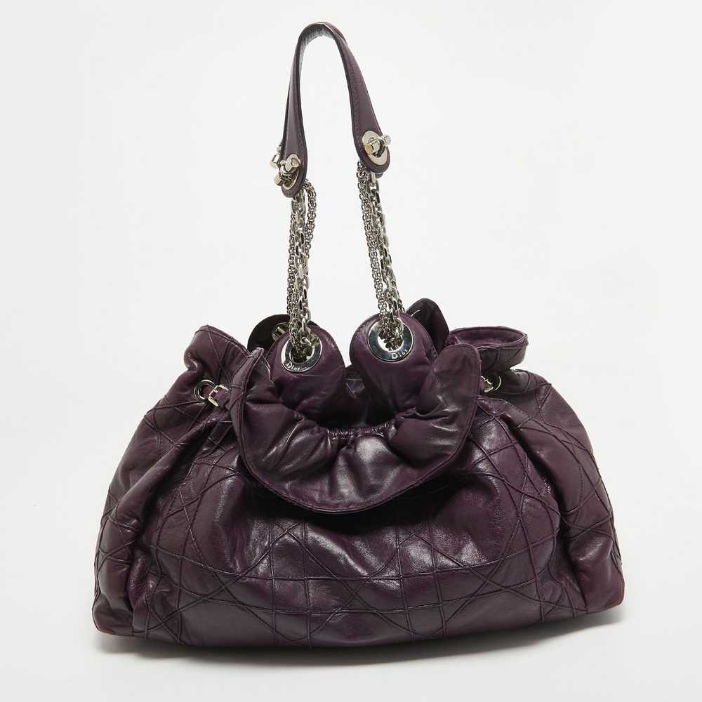 Dior DIOR Purple Cannage Leather Le Trente Should… - image 4