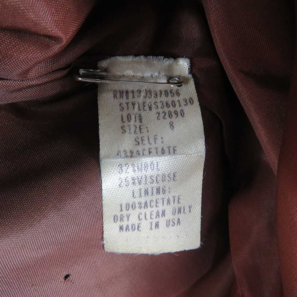 Vintage Vintage Dark Olive Green Blazer Jacket Me… - image 7