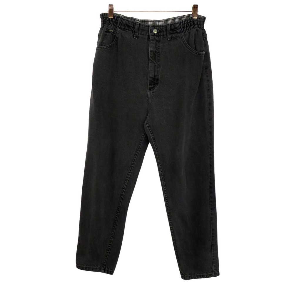 Lee × Vintage 90s Lee Black Mom Jeans High Rise S… - image 4