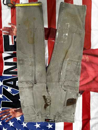 Vintage × Wrangler tan distressed wrangler jeans