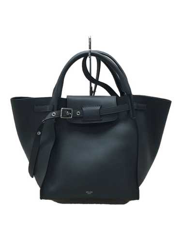 Celine Celine Shoulder Bag Leather Navy