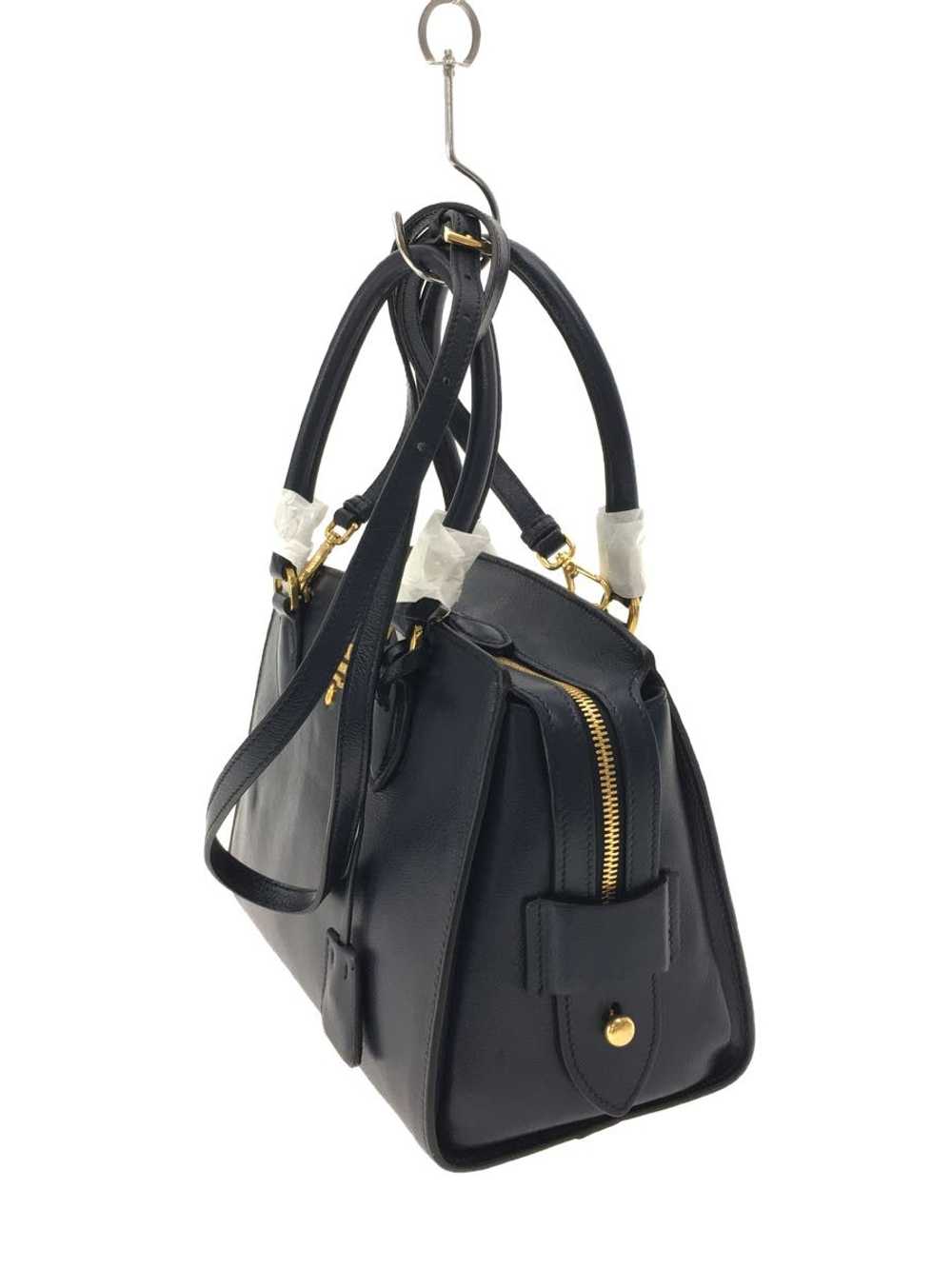 Prada Prada Shoulder Bag Leather Handbag Navy - image 3