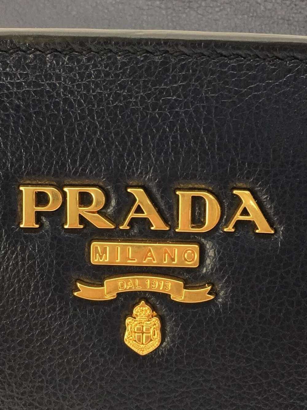 Prada Prada Shoulder Bag Leather Handbag Navy - image 5