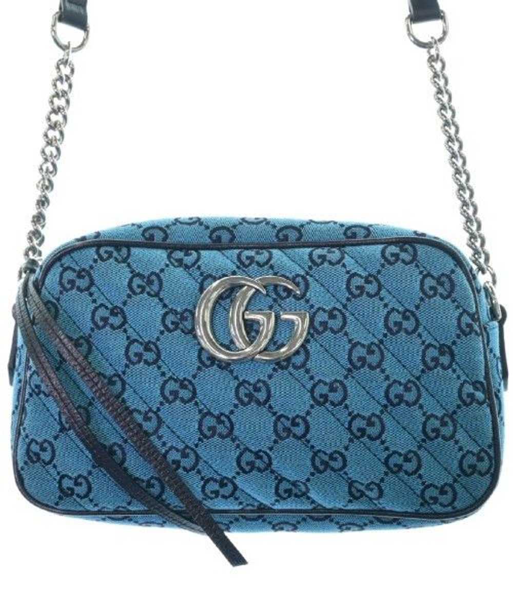 Gucci Gucci GG Marmont Shoulder Bag Blue - image 1