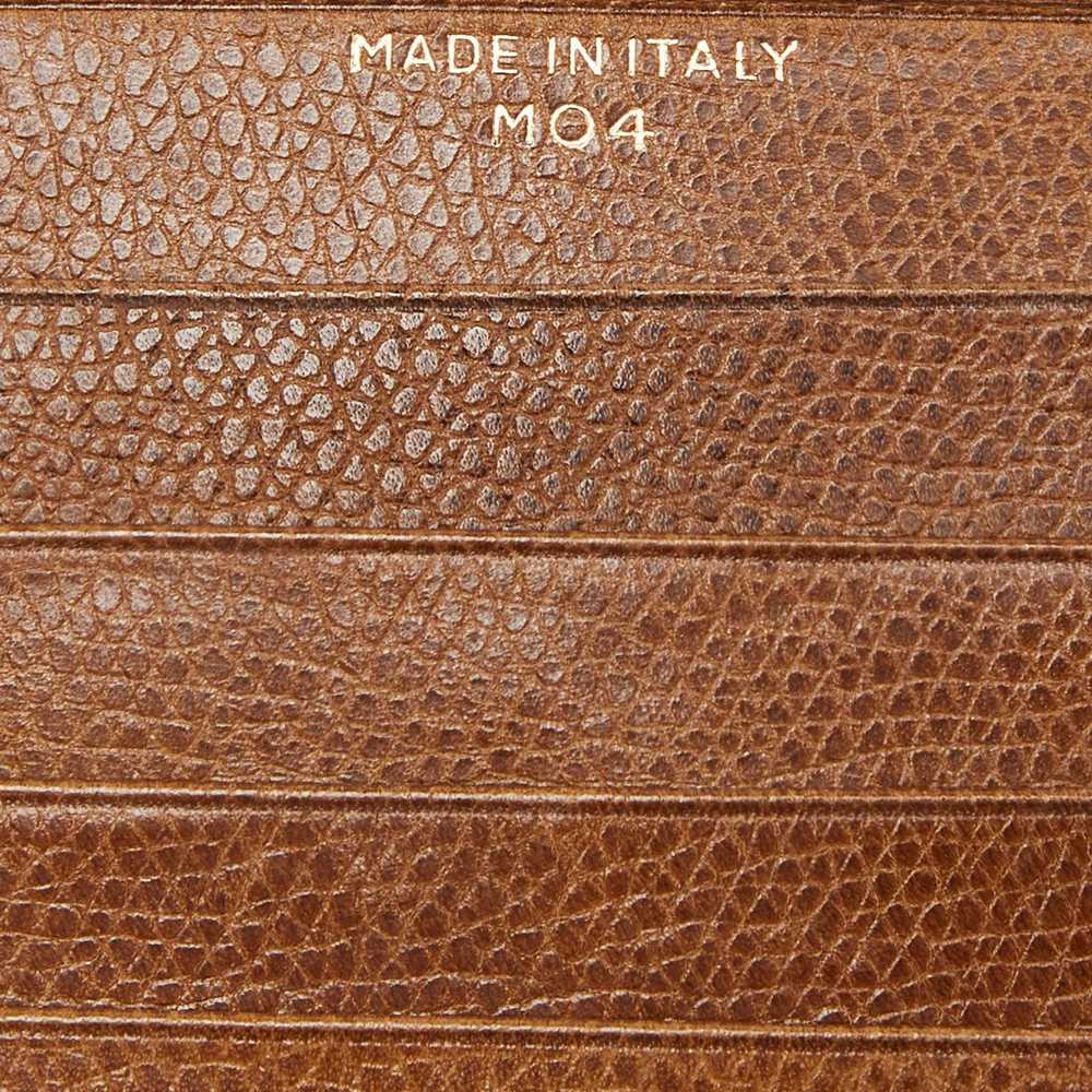 Celine CELINE Brown Leather Cheque Book Holder - image 7