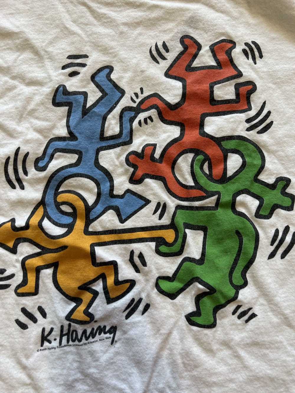 Keith Haring × Vintage Keith Haring graphic tee - image 2