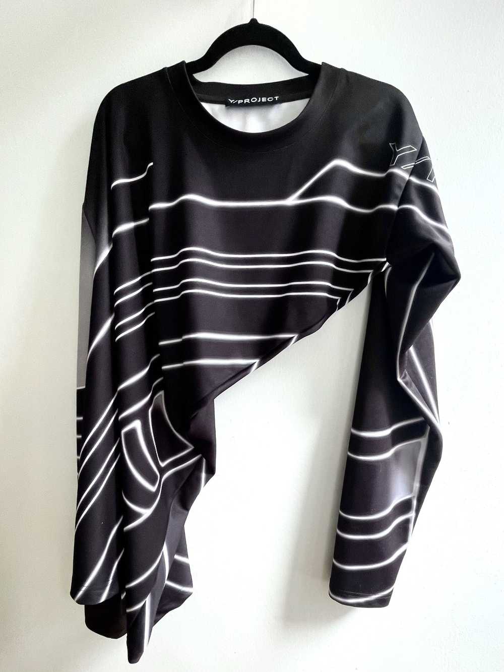 Y/Project Y/PROJECT unisex asymmetric long sleeve… - image 3